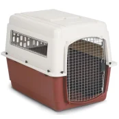 Переноска Savic Vari-Kennel Ultra для собак, пластик, бело-коричневая, 102×71×76 см