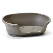 Лежанка Savic Cosy Air для собак, пластик, темно-серая, 45 см, 55 х 29 х 19 см