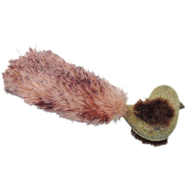 Іграшка Coastal Turbo Compressed Catnip з пресованої котячої м'яти для кішок, з хутром, 5 см