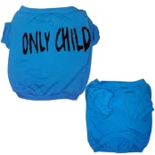 Футболка Doggyduds Only Childe для собак, размер S, синяя