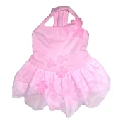 Купальник Monkey Daze Petal Swimsuit Пляжный ансамбль для собак, размер XXS, розовый