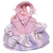 Велюровое платье Monkey Daze Pink Elour Dress для собак, размер XXS, розовое