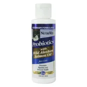 Витаминная добавка Пробиотики с маслом лосося Nutri-Vet Probiotics Salmon Oil для кошек, 118 мл