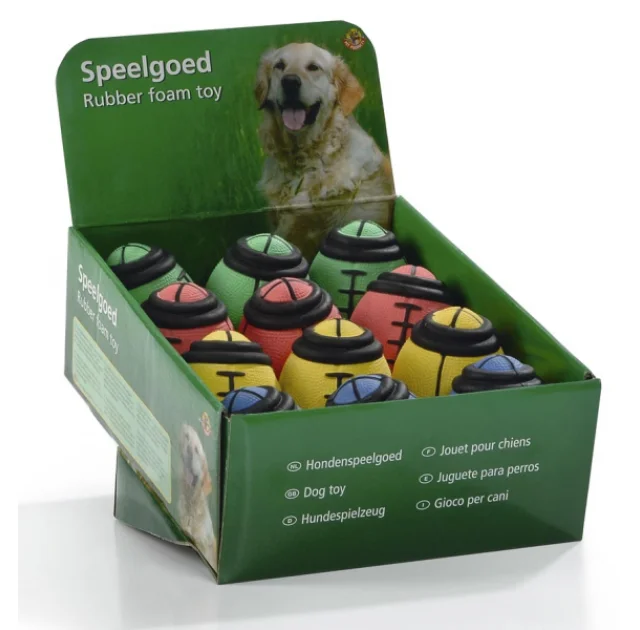 Игрушка мяч регби Pet Products для собак, 9 х 6 см