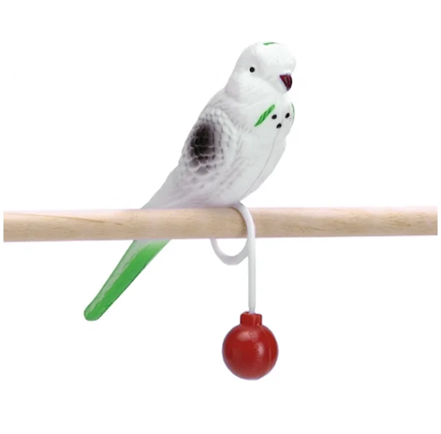 Игрушка попугай на кольце Pet Products для птиц, 15 см
