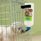 Поилка Savic Glass Bottle с креплением в клетку для собак, грызунов, 1 л