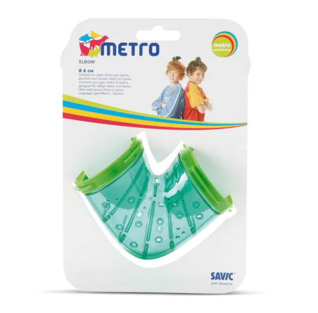 Аксесуар для клітини Spelos-Metro Savic Elbow для хом'яків, пластик