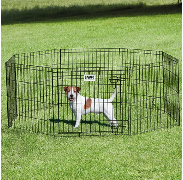 Вольер Savic Dog Park для щенков, цинк, 8 панелей, цинк, 61 х 91 см