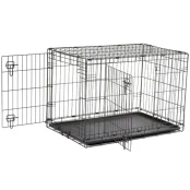 Клітка Savic Dog Cottage для собак, чорна, 50 х 30 х 36,5 см