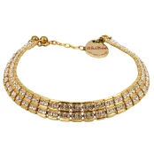 Цепочка Shiboo Sissi-Choker со стразами Сваровски, для собак, золото, 30 см