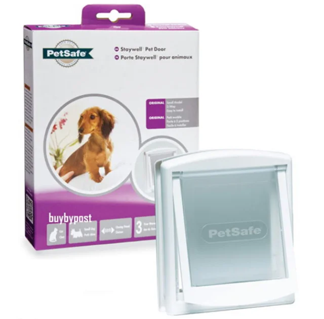 Дверцята PetSafe Staywell Original для котів і собак маленьких порід до 7 кг, сіра, 236х198 мм