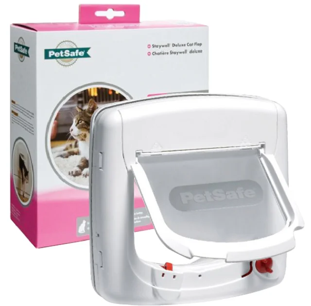 Дверцята PetSafe Staywell для кішок вагою до 7 кг, з програмним ключем, білі