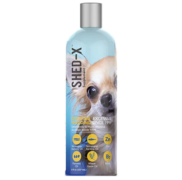 Добавка SynergyLabs Shed-X Dog проти линьки, для вовни собак, 245 мл