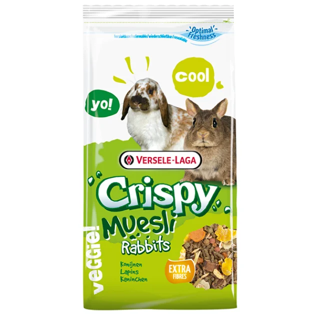 Полноценный корм Versele-Laga Crispy Muesli Rabbits Cuni для карликовых кроликов, 20 кг
