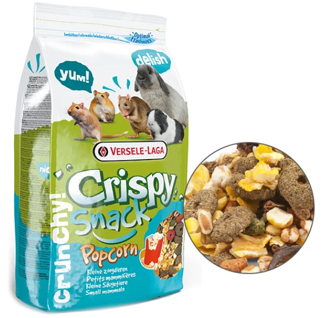 Ласощі Versele-Laga Crispy Snack Popcorn зернова суміш для гризунів, 650 г