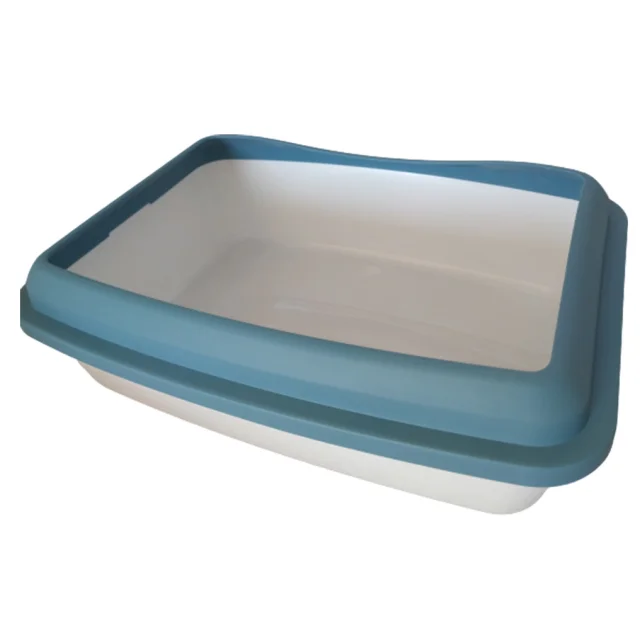 Туалет під наповнювач AnimAll напівпрозорий 41х31х13 см, блакитний