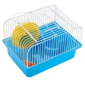 Клетка AnimAll Cube для хомяка 23.2x17х12 см, голубая