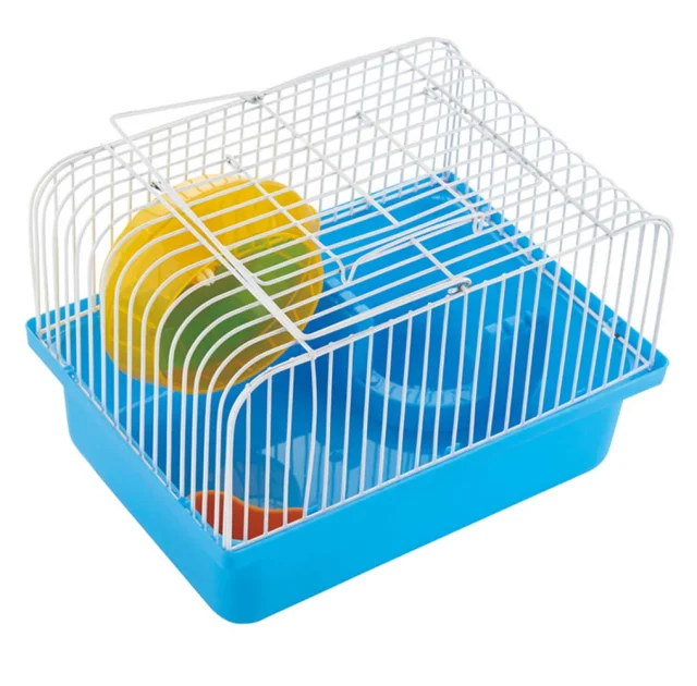 Клетка AnimAll Cube для хомяка 23.2x17х12 см, голубая