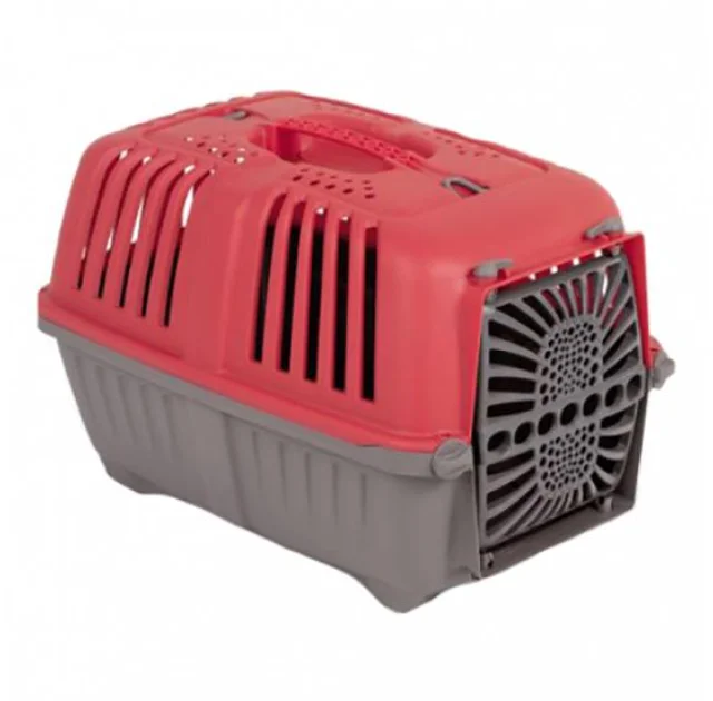 Переноска MPS Pratico 1 для кошек и собак, красная, 48×31.5×33 см
