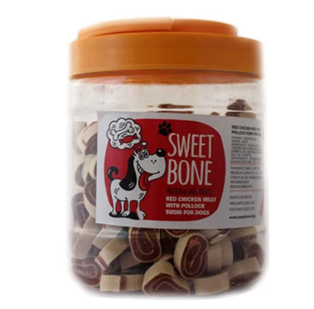 Лакомство Sweet Bone Суши красное мясо курицы Сайда 500 г