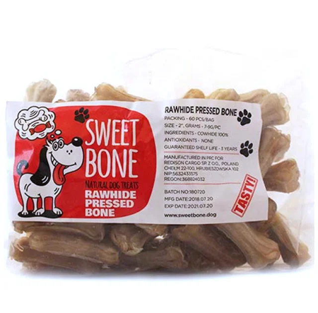 Лакомство Sweet Bone Кость натуральная прессованная 60 шт/упак, 420 г