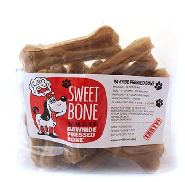 Лакомство Sweet Bone Кость натуральная прессованная 15 шт/упак, 525 г