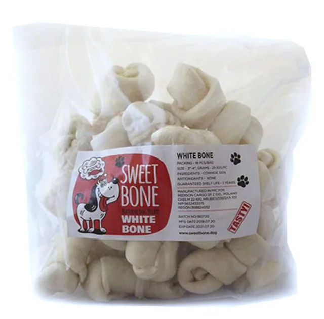 Лакомство Sweet Bone Кость белая дутая Дента 8 шт/упак, 450 г