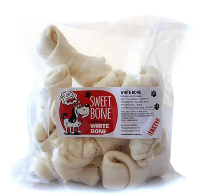 Лакомство Sweet Bone Кость белая дутая Дента 7 шт/упак, 455 г