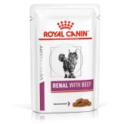 Вологий корм Royal Canin Renal при хронічній нирковій недостатності у кішок, яловичина, 85 г Вологий корм Royal Canin Renal при хронічній нирковій недостатності у кішок, яловичина, 85 г