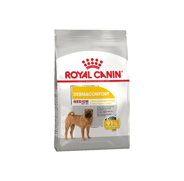 Сухой корм Royal Canin Medium Dermacomfort для собак средних пород с чувствительной кожей, 3 кг