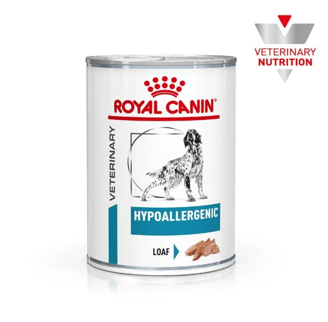 Вологий корм Royal Canin Hypoallergenic при харчової алергії у собак, 400 г