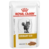 Вологий корм Royal Canin Urinary S/O при сечокам'яній хворобі у кішок, шматочки в соусі, 85 г Вологий корм Royal Canin Urinary S/O при сечокам'яній хворобі у кішок, шматочки в соусі, 85 г