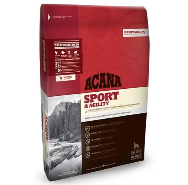 Сухий корм Acana Sport & Agility для дорослих активних і робочих собак всіх порід, 17 кг
