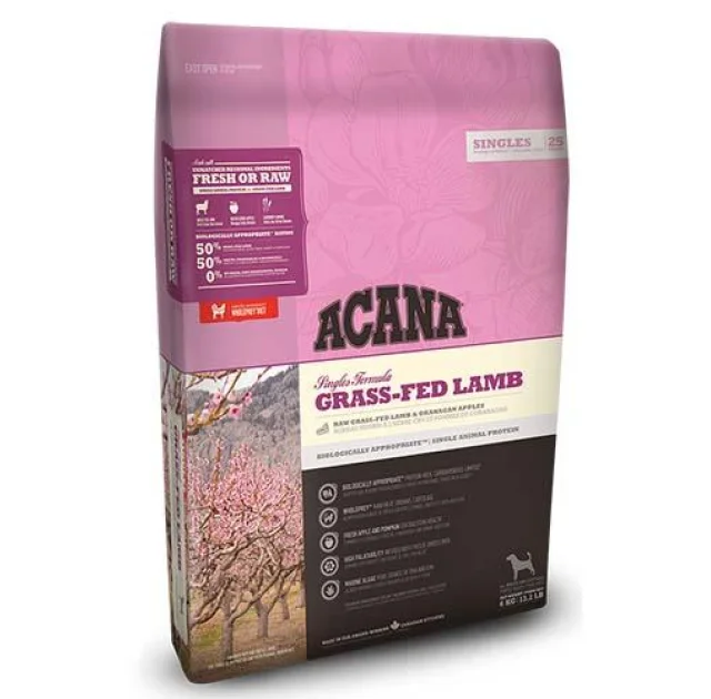 Сухий гіпоалергенний корм Acana Grass-Fed Lamb зі смаком ягняти для собак всіх порід, 11.4 кг
