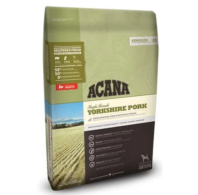 Сухий корм Acana Yorkshire Pork зі смаком свинини для собак всіх порід, 11.4 кг