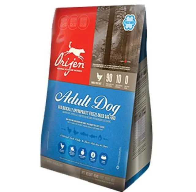 Сухой корм Orijen Freeze Dried Adult для взрослых собак всех пород, 170 г
