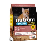 Сухой корм S1 Nutram Sound Balanced Wellness Kitten для котят, холистик, 340 г