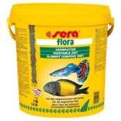Sera Flora корм растительный со спирулиной (хлопья), 10000 мл Sera Flora корм растительный со спирулиной (хлопья), 10000 мл