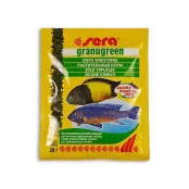 Sera Granugreen корм для растительноядных цихлид в гранулах, 20 г Sera Granugreen корм для растительноядных цихлид в гранулах, 20 г