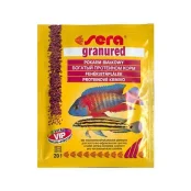 Sera Granured корм для плотоядных цихлид, гранулированный, 20 г Sera Granured корм для плотоядных цихлид, гранулированный, 20 г