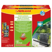 Sera Pond Super Carbon активоване вугілля для усунення шкідливих речовин в ставках, 2 кг Sera Pond Super Carbon активоване вугілля для усунення шкідливих речовин в ставках, 2 кг