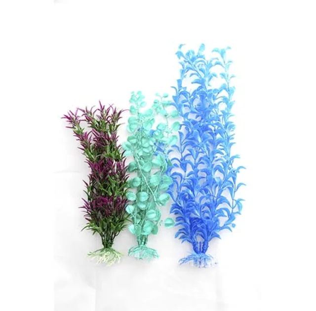 Набор аквариумных растений Resun PLK 133, пластик, 3 шт