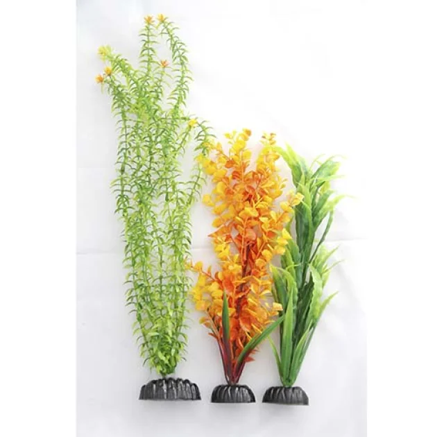 Набор аквариумных растений Resun PLK 136, пластик, 3 шт