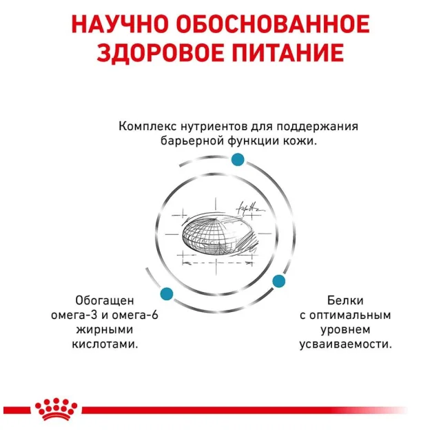 Сухой корм Royal Canin Skin Care Adult при заболевании кожи у собак, 2 кг