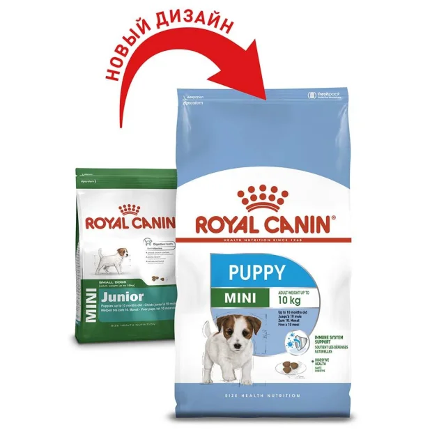 Сухой корм Royal Canin Mini Puppy для щенков мелких пород до 10 месяцев, 8 кг