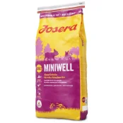 Сухий корм Josera Adult Miniwell для дорослих собак малих порід, з птахом, рисом і кукурудзою, 15 кг