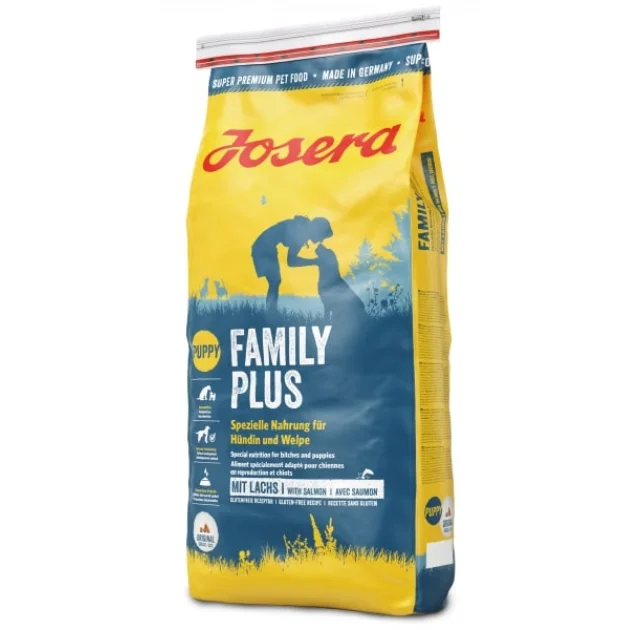 Сухий корм Josera Puppy Family Plus для цуценят, з лососем, 15 кг