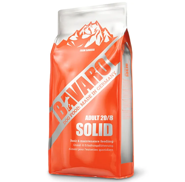 Сухой корм Bavaro Solid Adult 20/8 для взрослых и пожилых собак всех пород с нормальной активностью, 18 кг