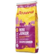 Сухий корм Josera Mini Junior для підростаючих собак малих порід с 3-го тижня життя, з качкою і лососем, 15 кг