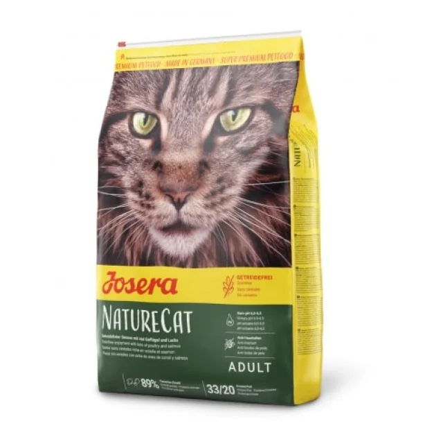 Сухой корм Josera Adult NatureCat для молодых кошек от 6 месяцев, с бататом, рисом и травами, 10 кг